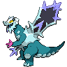 Sprite shiny de Baxcalibur (Black White)
