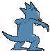Golduck Back