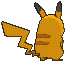 Pikachu Shiny back