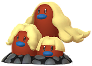 Shiny Alolan Dugtrio