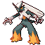 Blaziken alternate shiny sprite