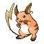 Raichu alternate shiny sprite