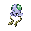Tentacool alternate shiny sprite