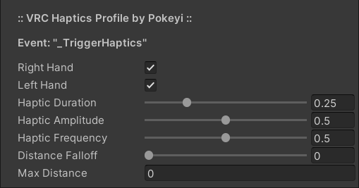 Haptics Profile