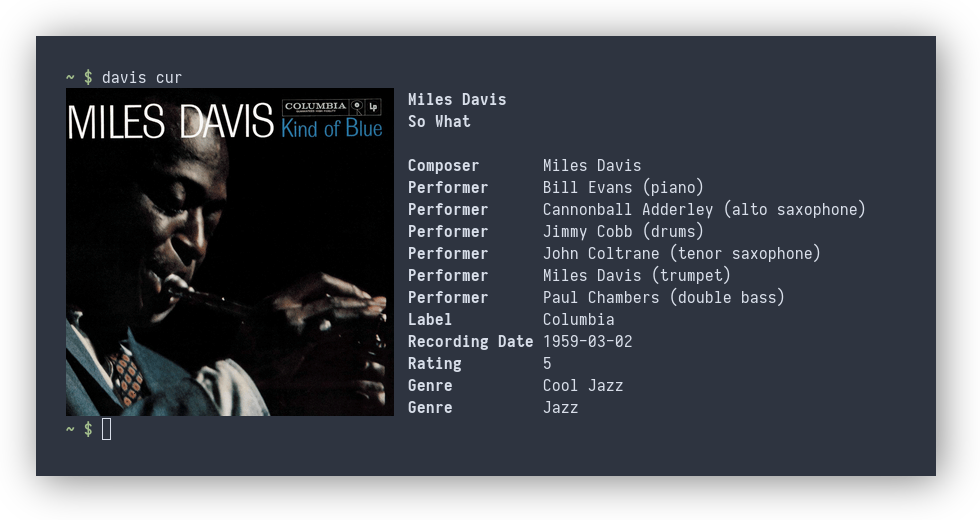 screenshot of davis cover