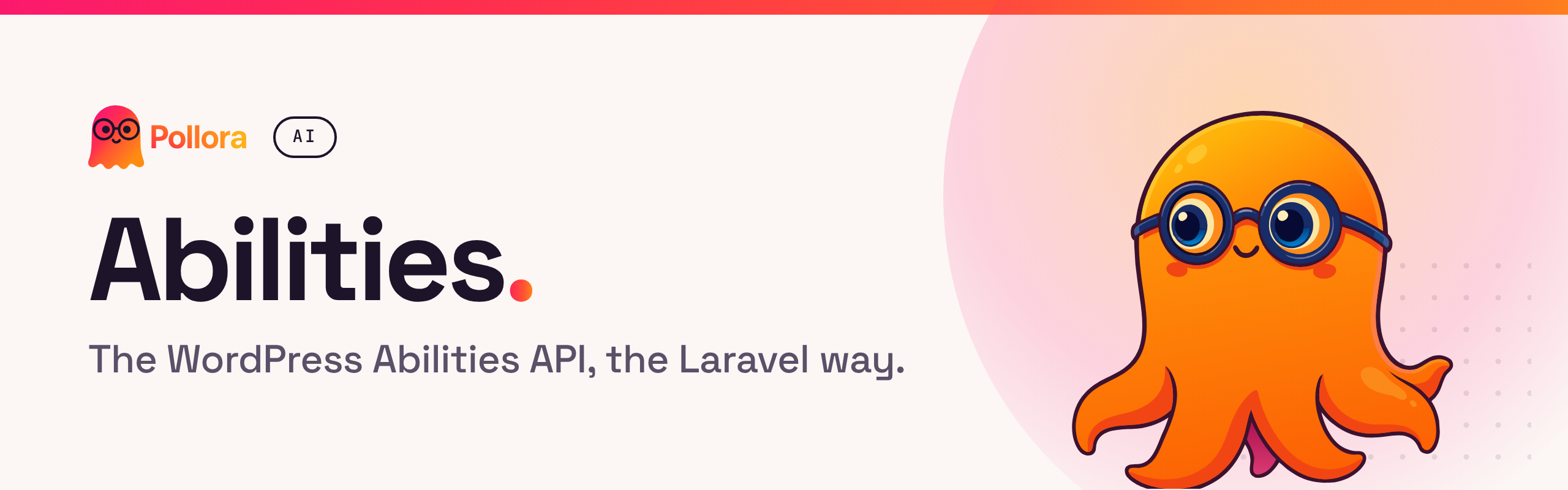 Pollora Abilities: declare WordPress abilities for AI agents and automation