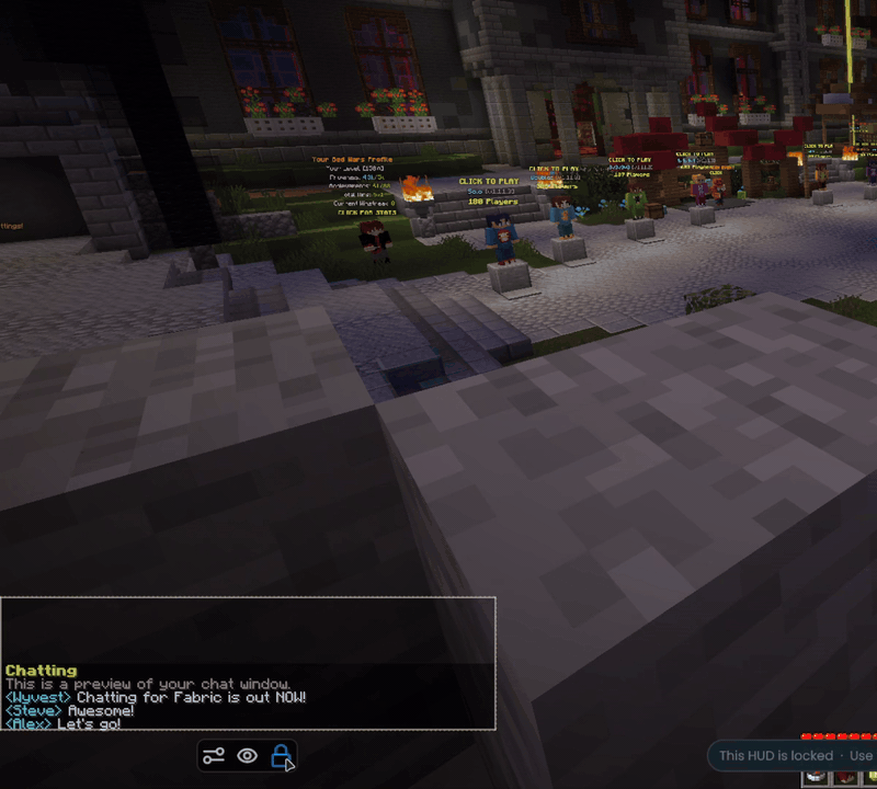Moving the chat