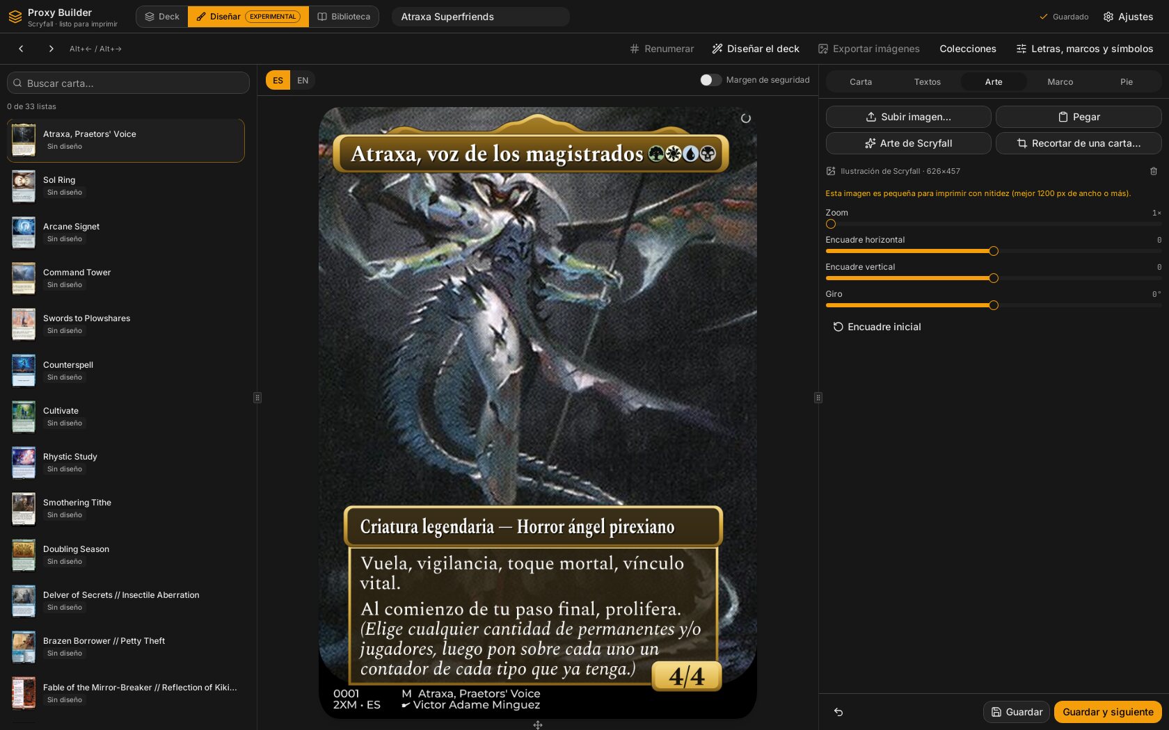 La vista del diseñador