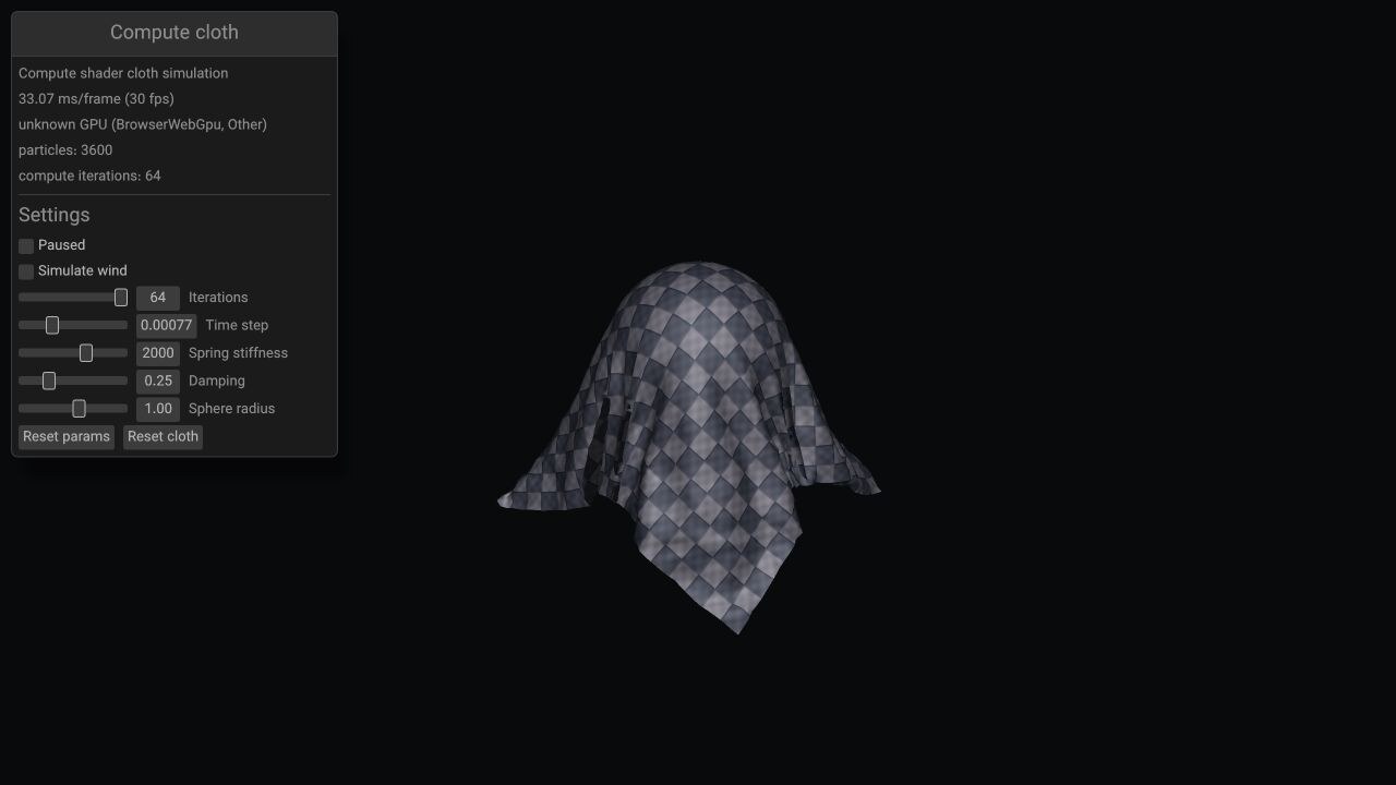 Compute cloth