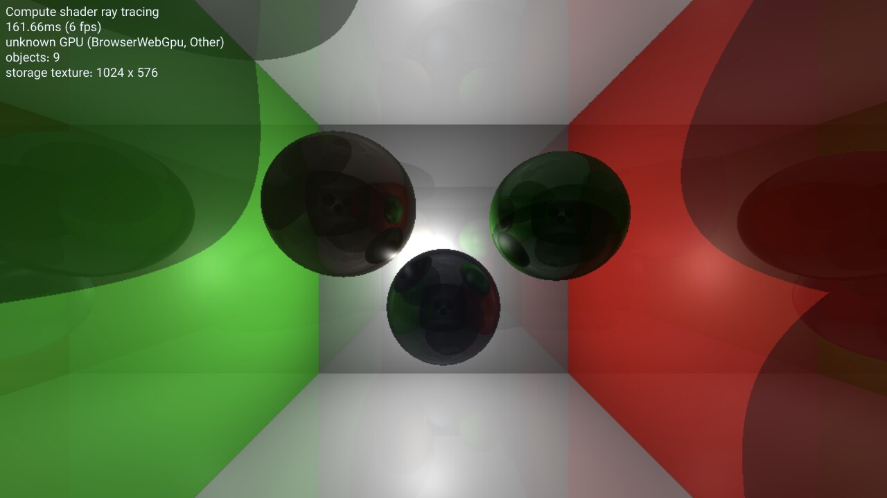 Compute shader ray tracing