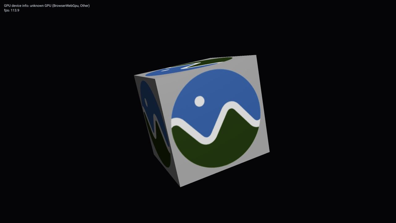 glTF textured box