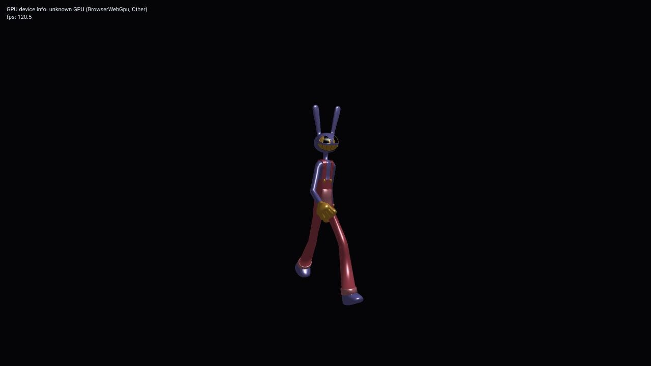 glTF vertex skinning