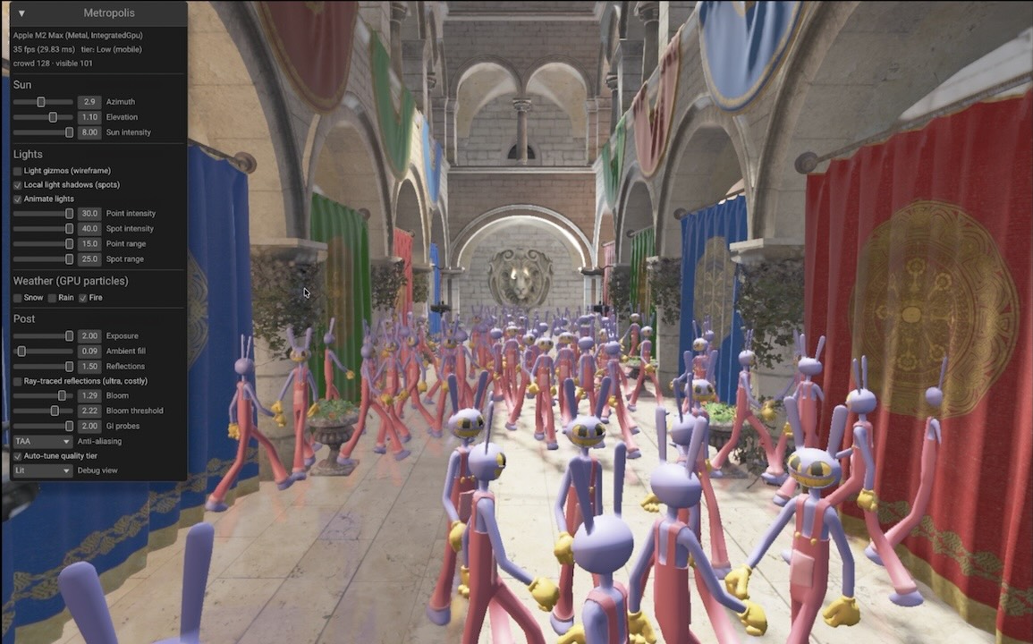 Metropolis GPU-driven renderer