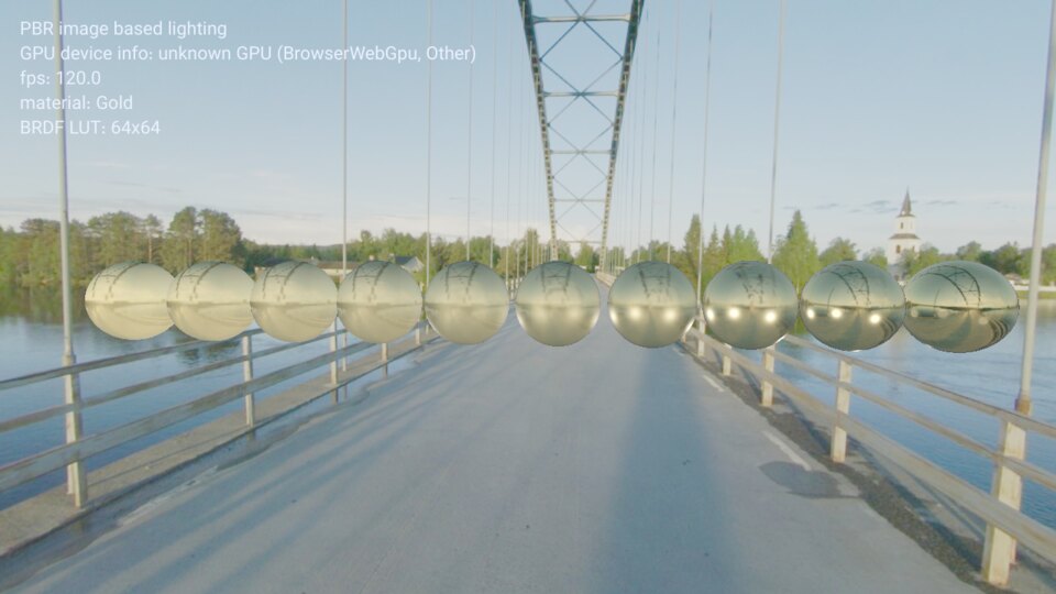 PBR image based lighting