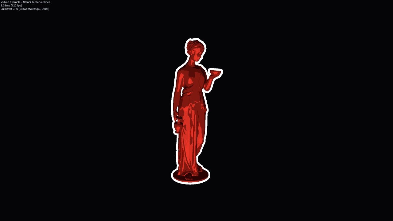 Stencil buffer outline