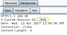 Response Session Token