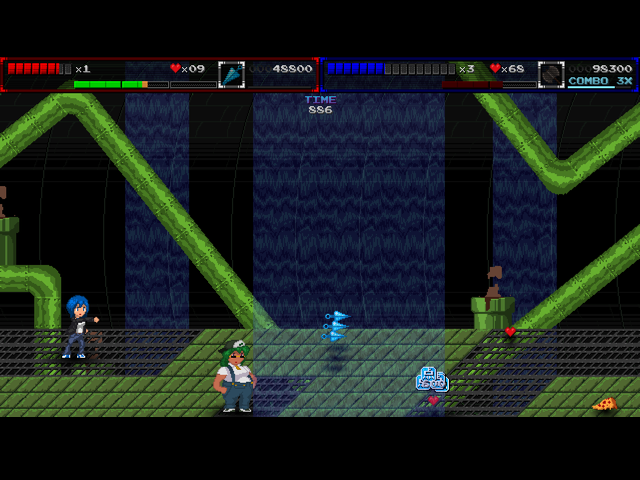 Touhou: Cirno in Streets of Frog