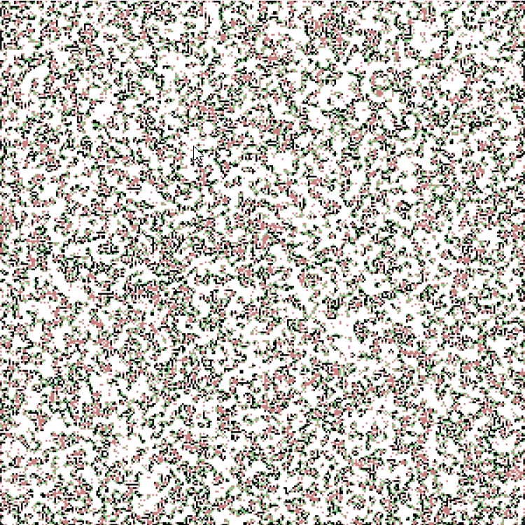 Example of a game with 9000 cells