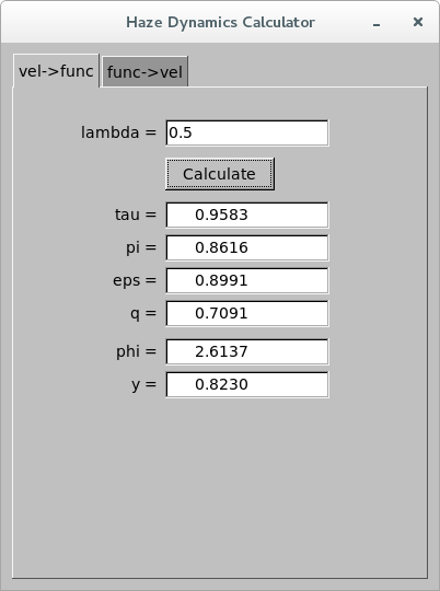 HazeDyn direct functions screenshot