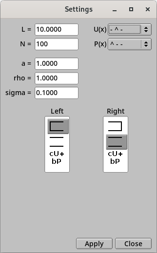 MediaWave settings screenshot