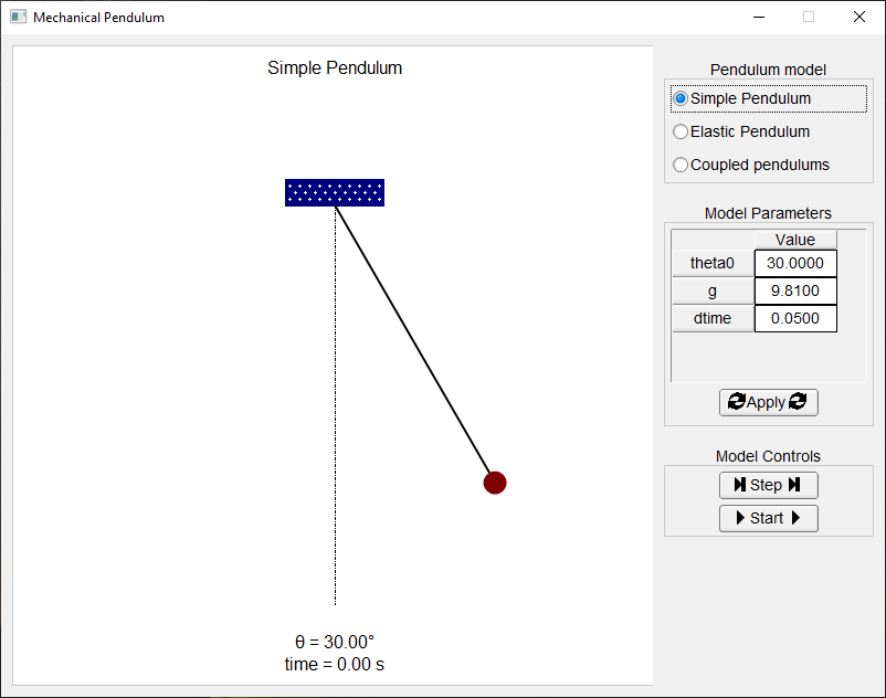 MechanicalPendulum screenshot 1