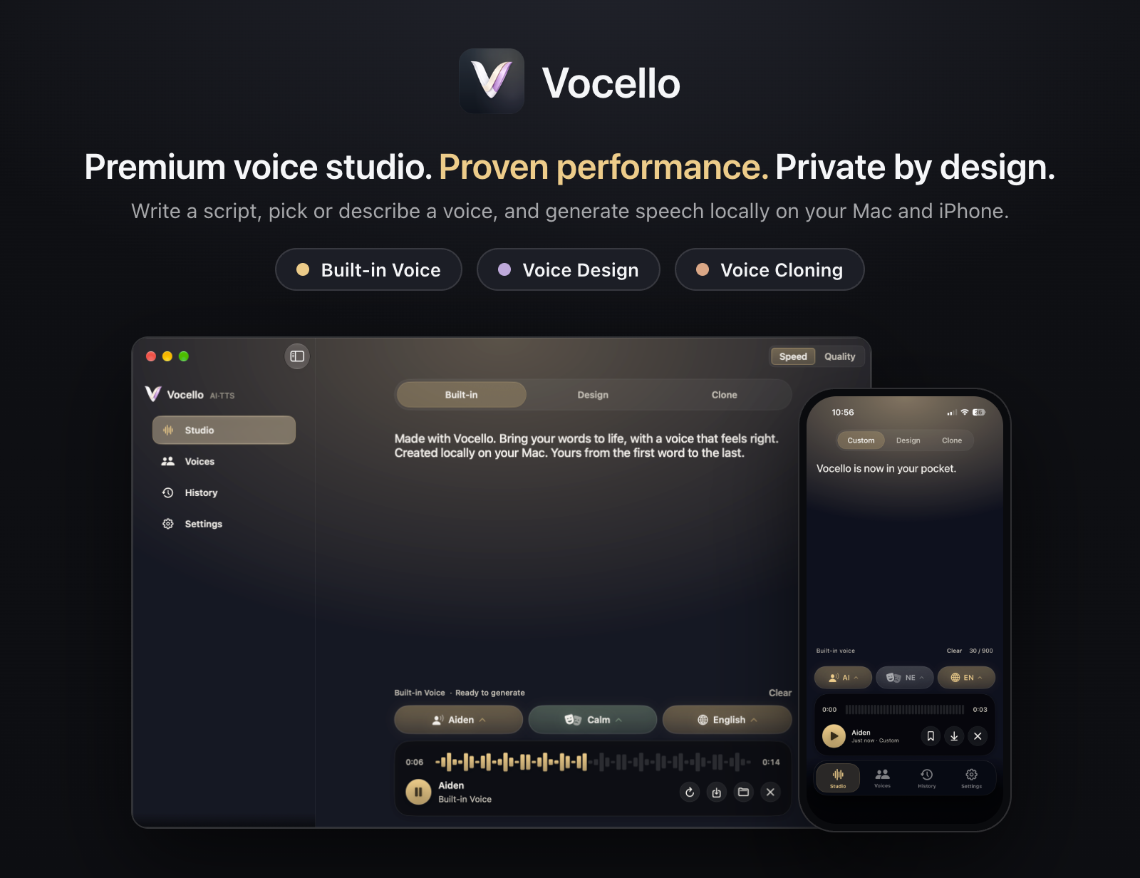 QwenVoice — скриншот 1