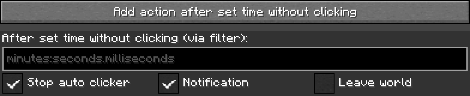 Add button + Wait time action element