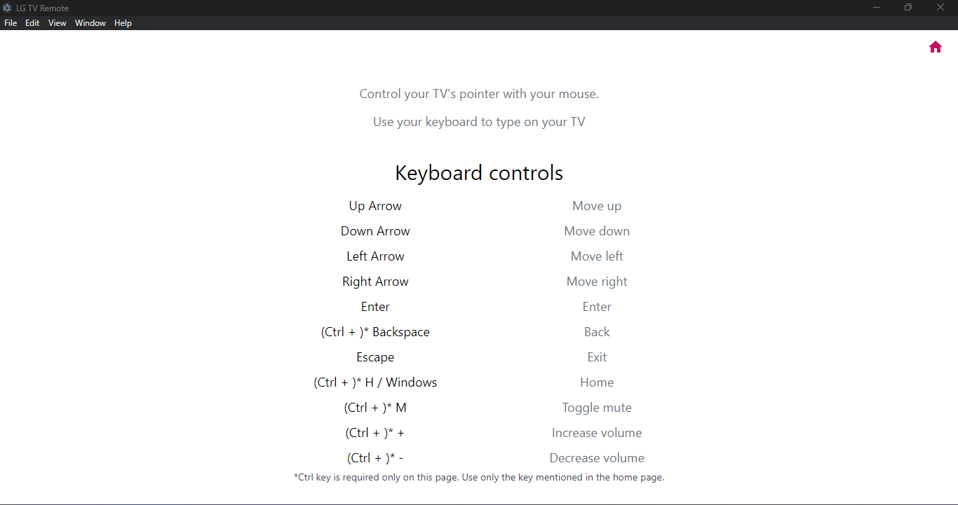 LG WebOS TV Controller