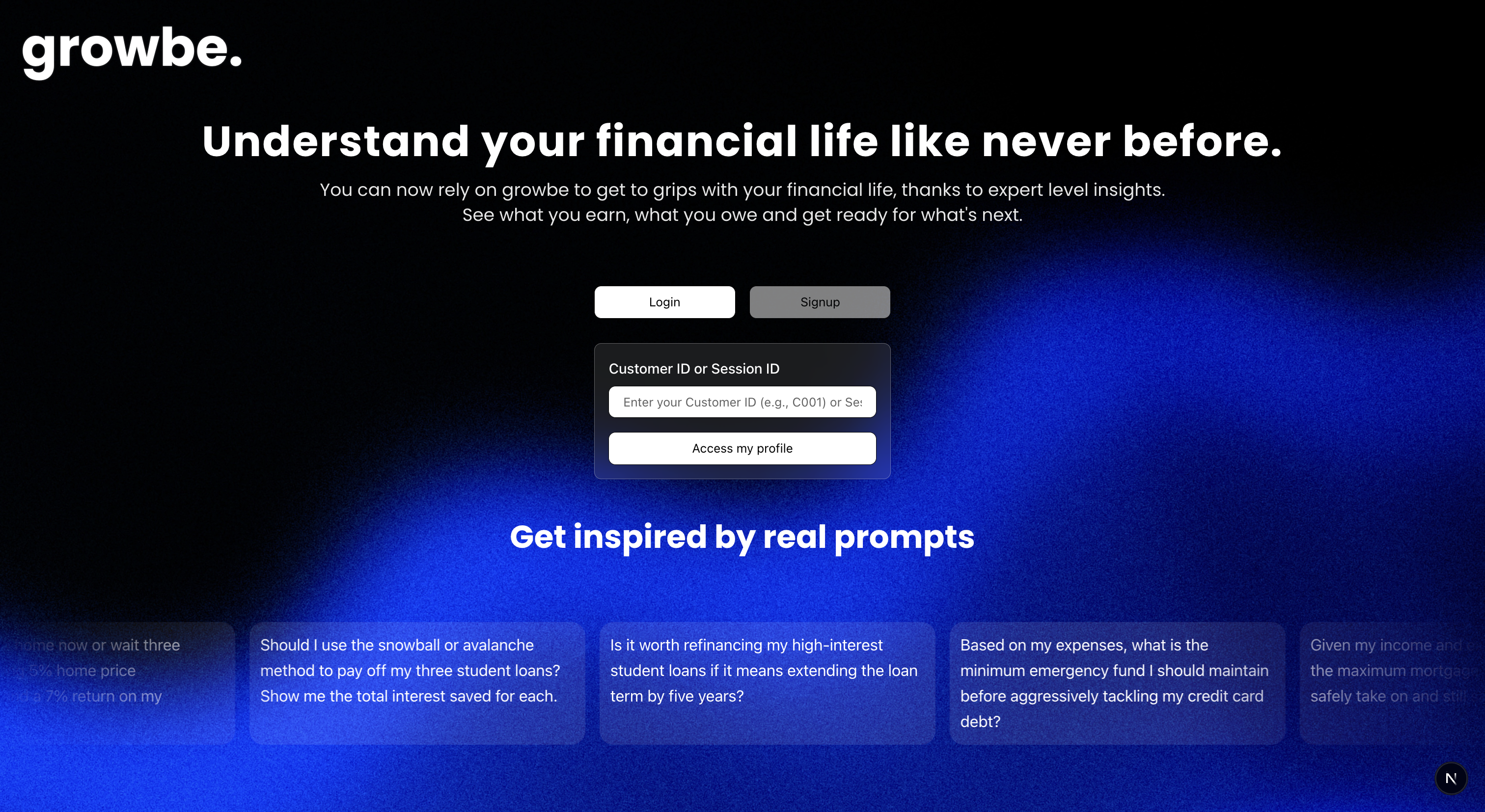 Growbe - AI-Powered Financial Advisory Agent