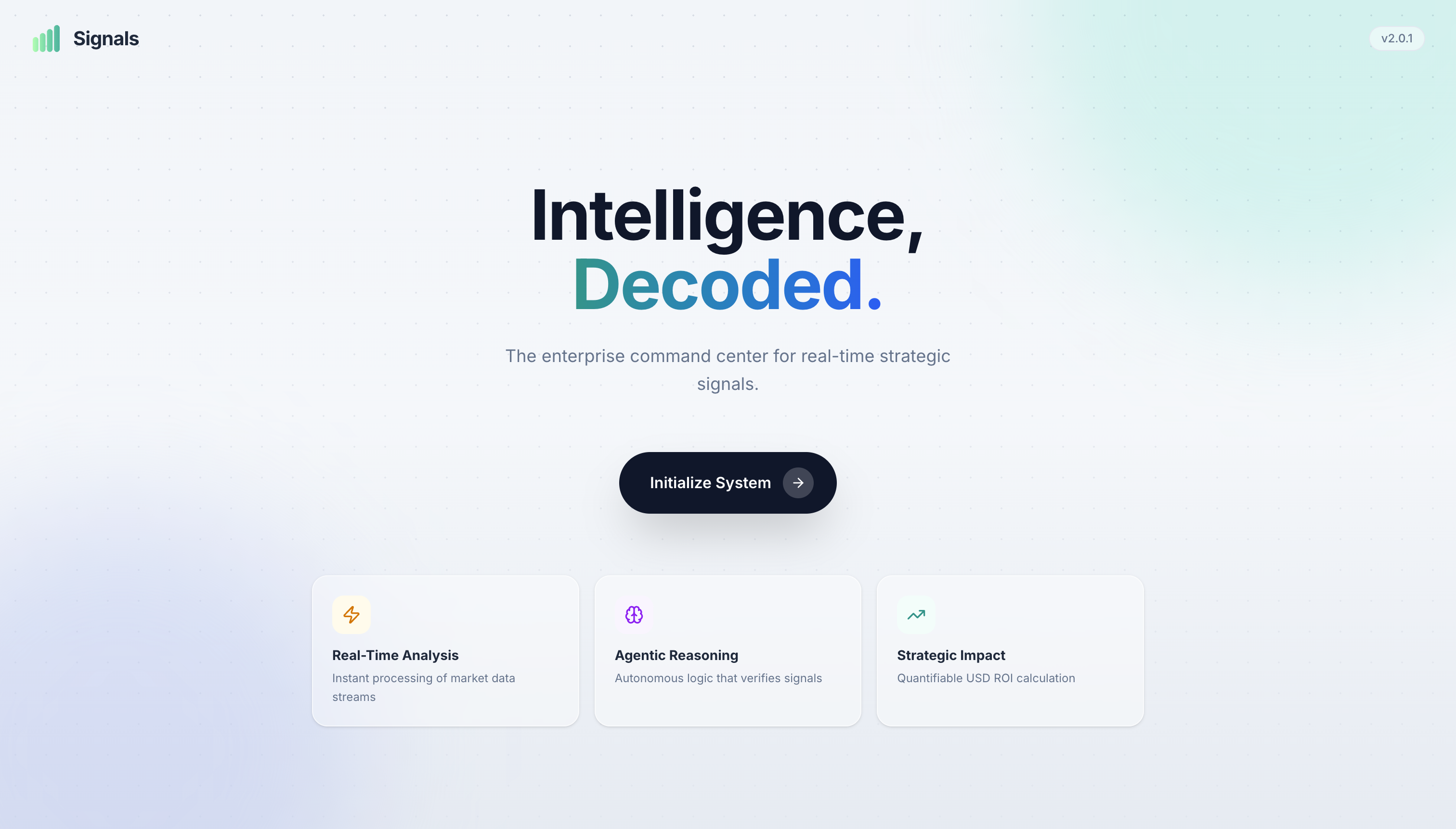 Signals: Proactive Transformation Intelligence