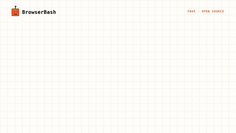 BrowserBash demo