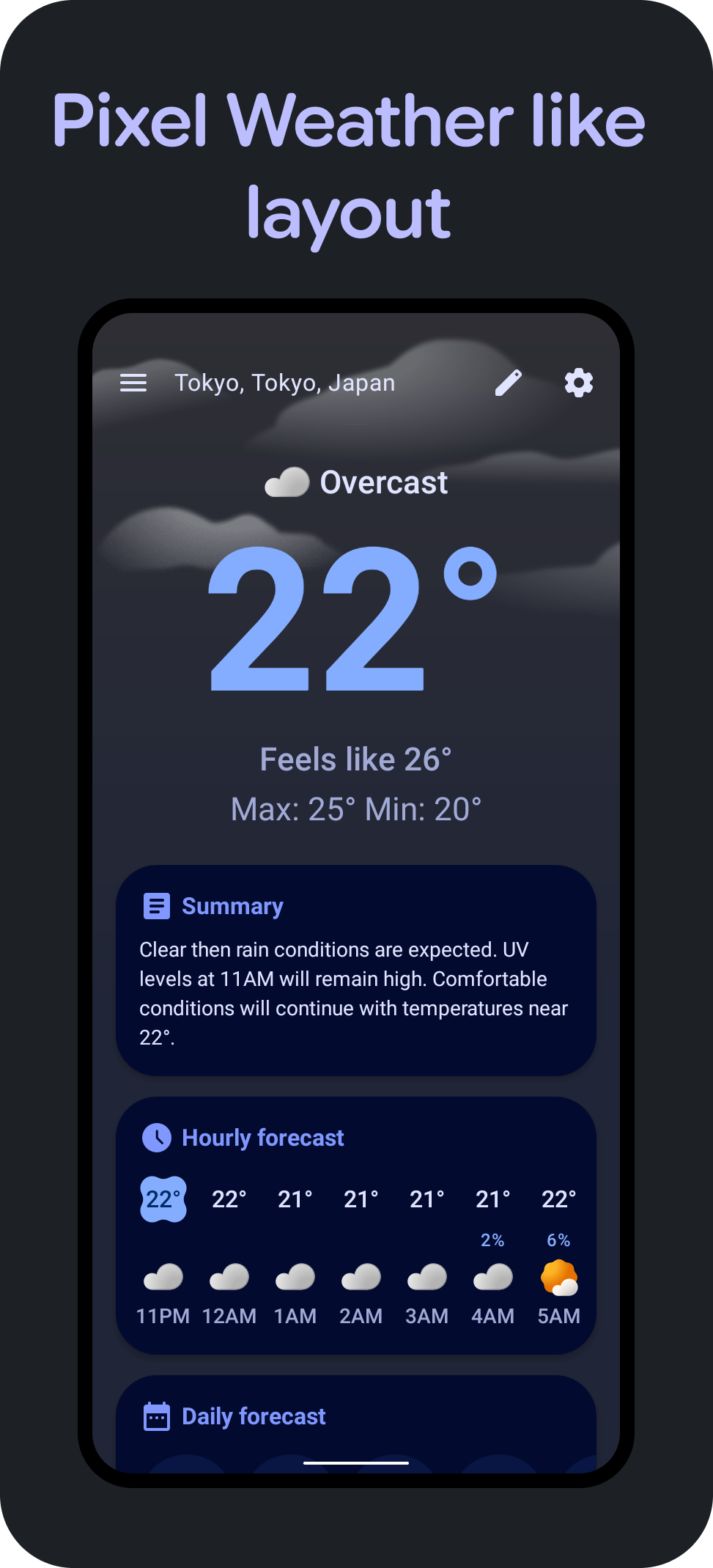 Screenshot 2 of WeatherMaster — opens full size