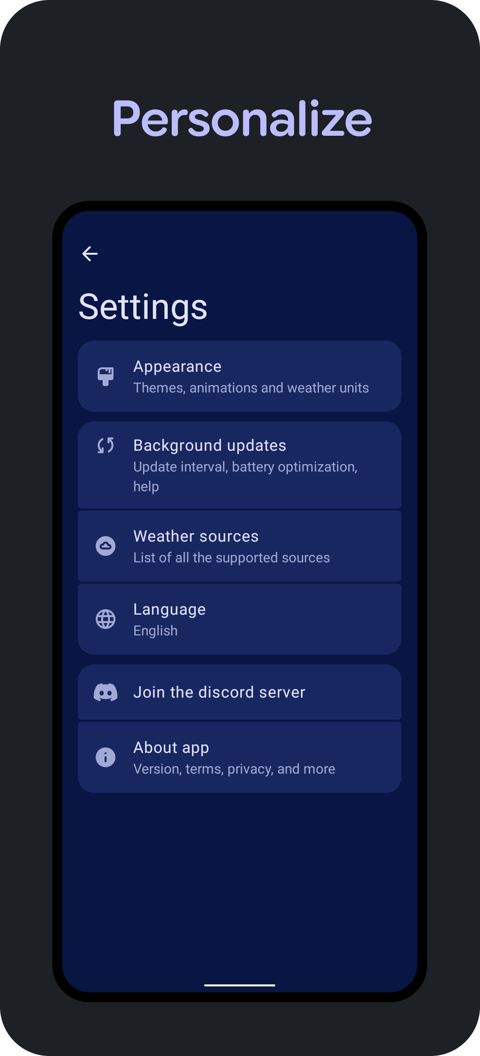 Screenshot 5 of WeatherMaster — opens full size