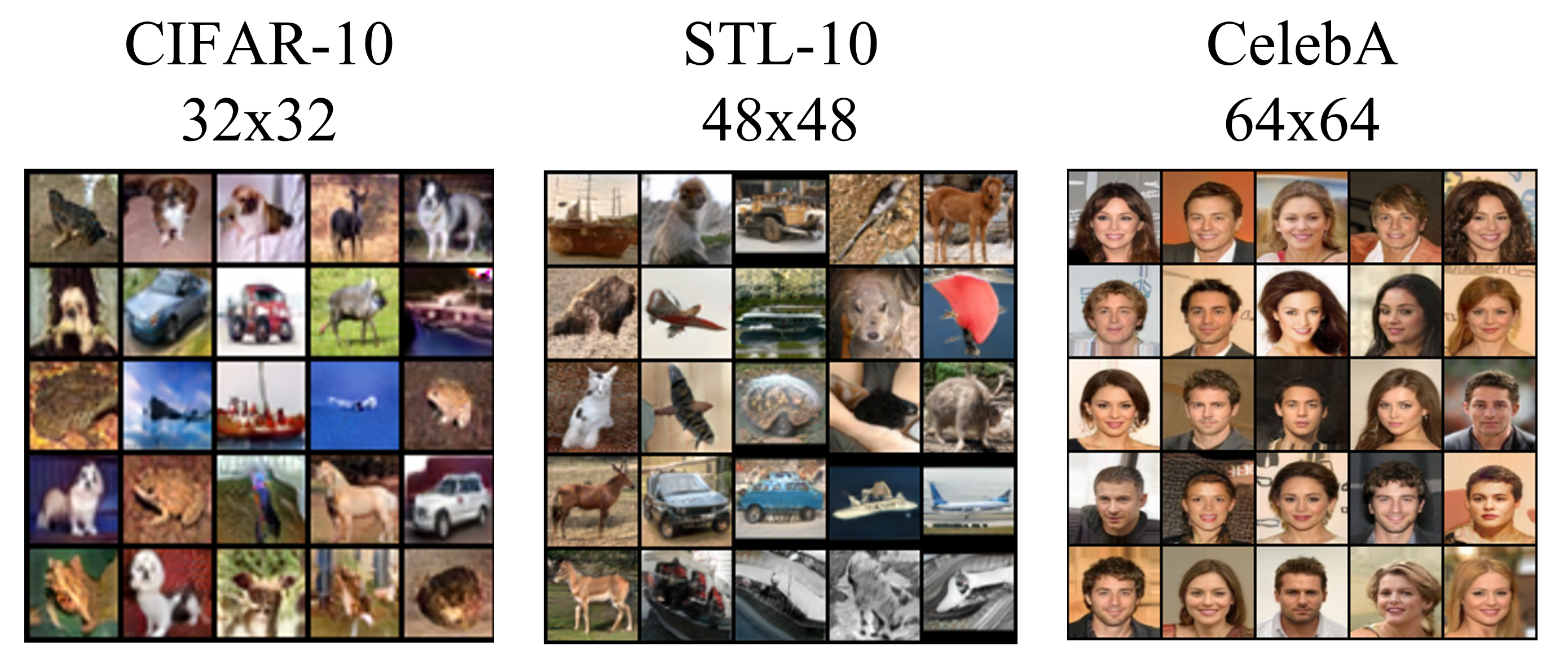 Generated samples on CIFAR-10 and STL-10