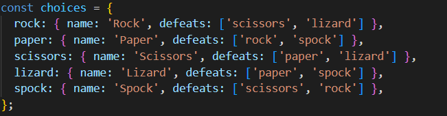 Choice-Data-Structure