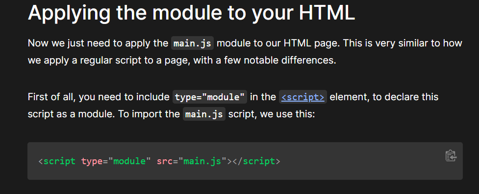 Module Execution