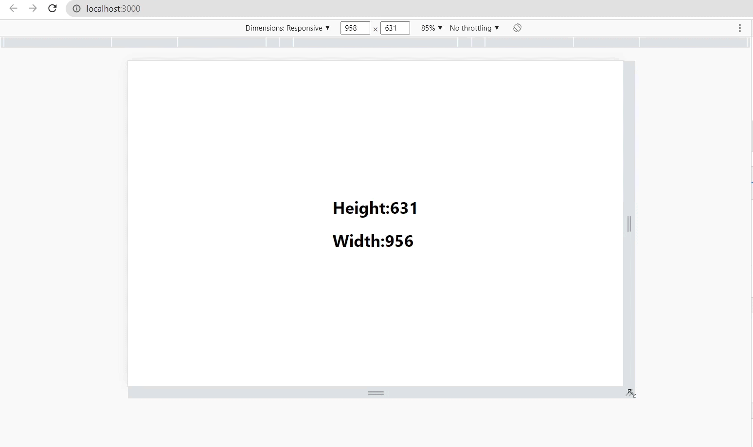 GIF showing the basic working of react-debounced-hook