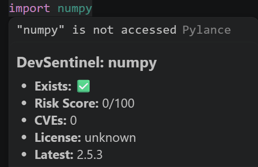 Safe Dependency Check