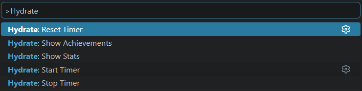 Command palette