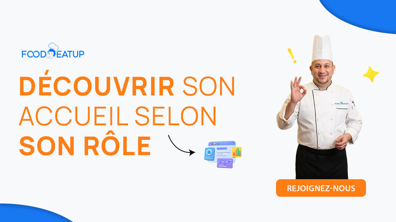 Vignette du tutoriel Découvrir son accueil selon son rôle FoodEatUp