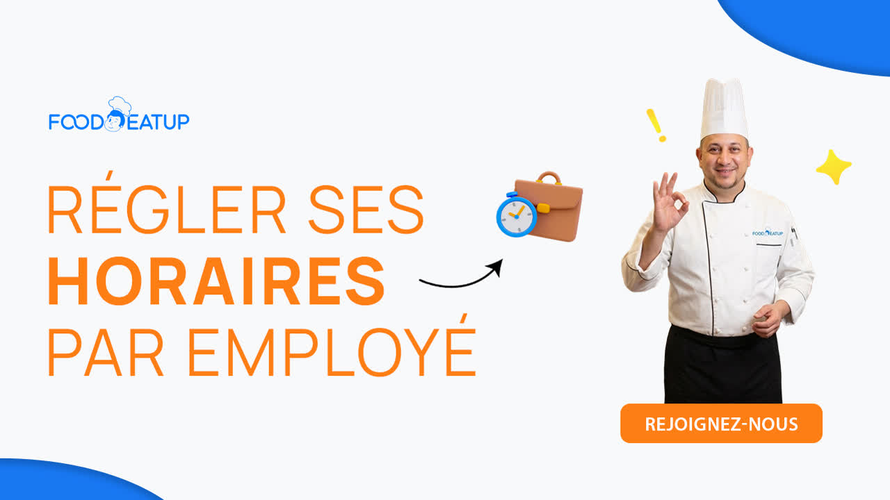 Vignette du tutoriel Régler ses horaires par employé FoodEatUp