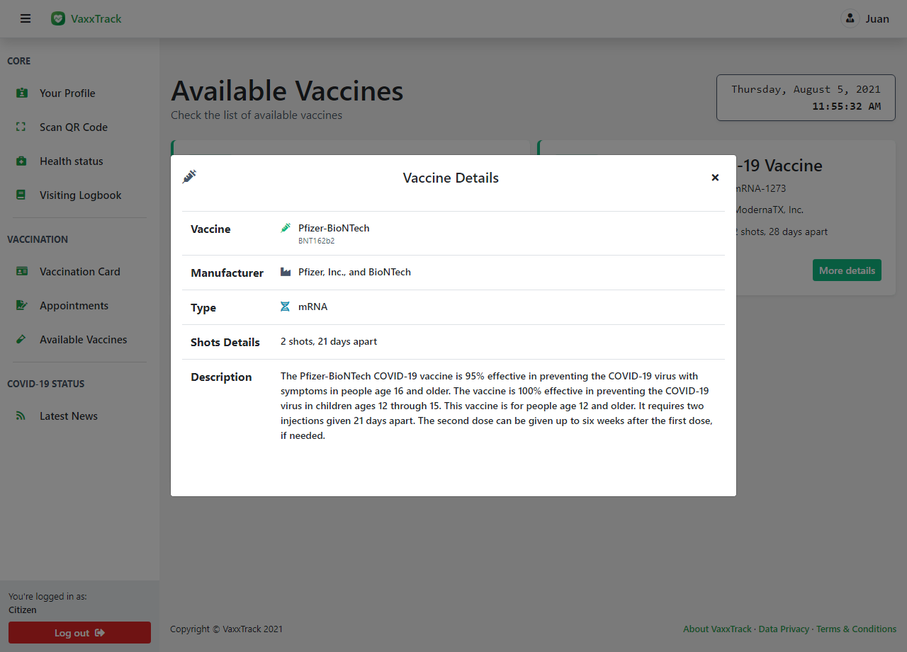 Vaccine Details