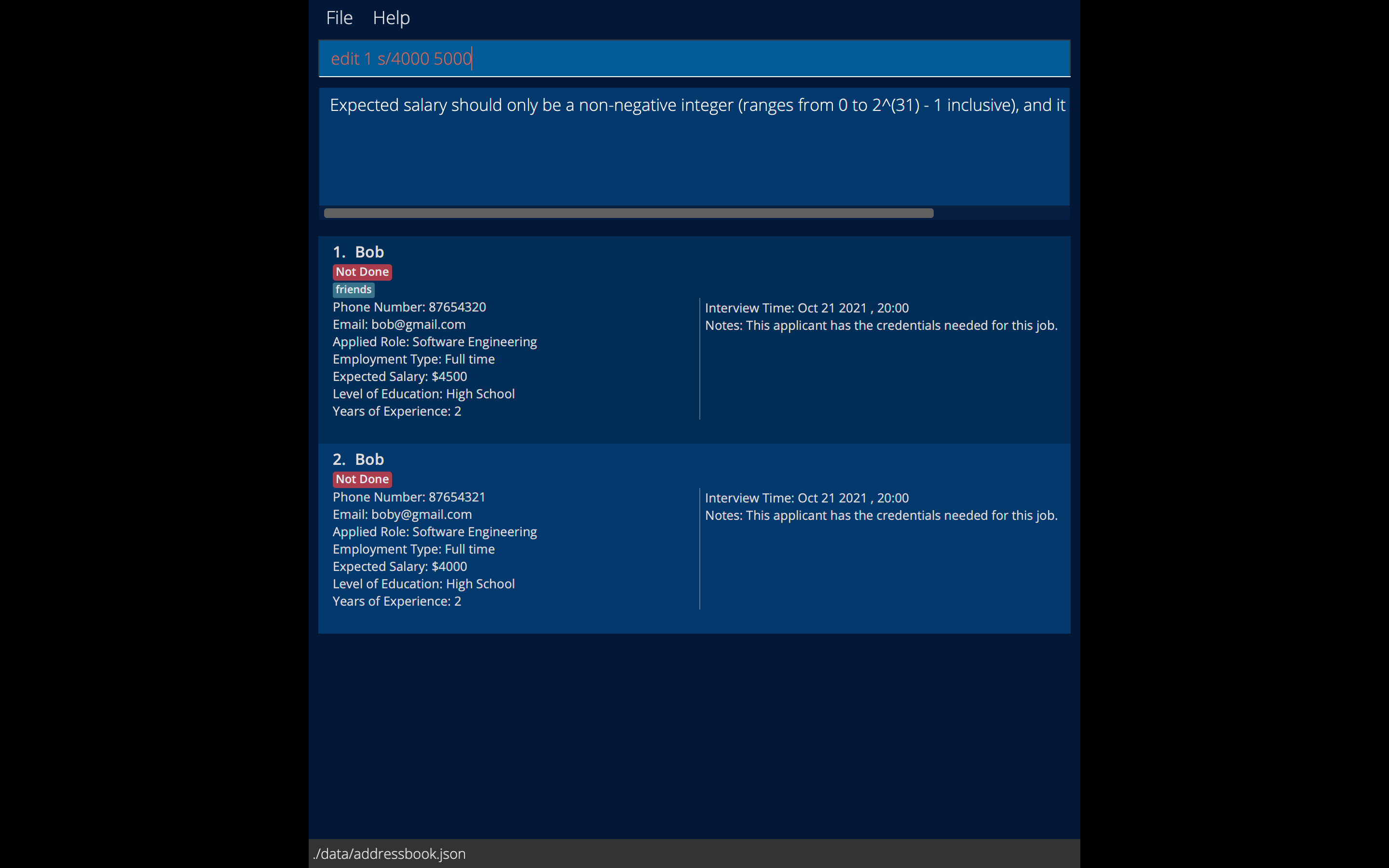 'edit' command does not allow for multiple inputs · Issue #11 ...