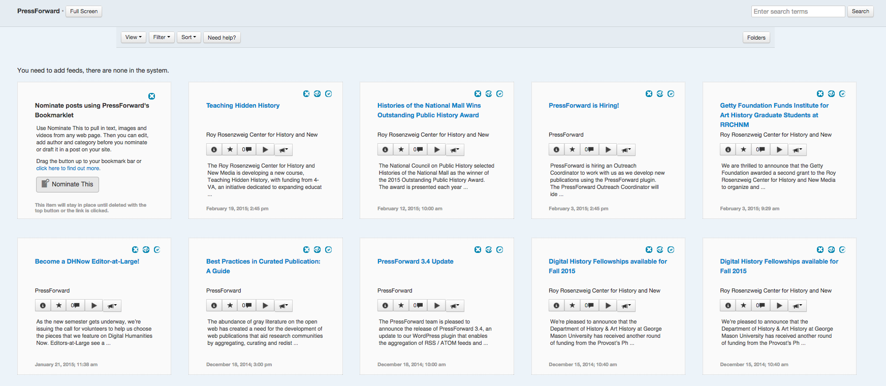 All Content Grid View