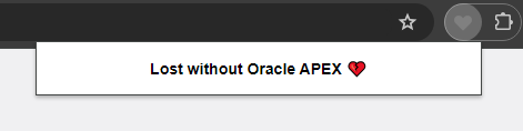 Non-Oracle APEX Page