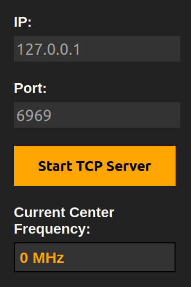 rtl_tcp settings