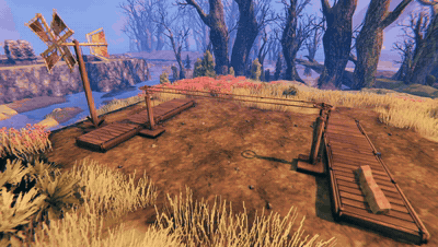 Power mill and rope-drive post