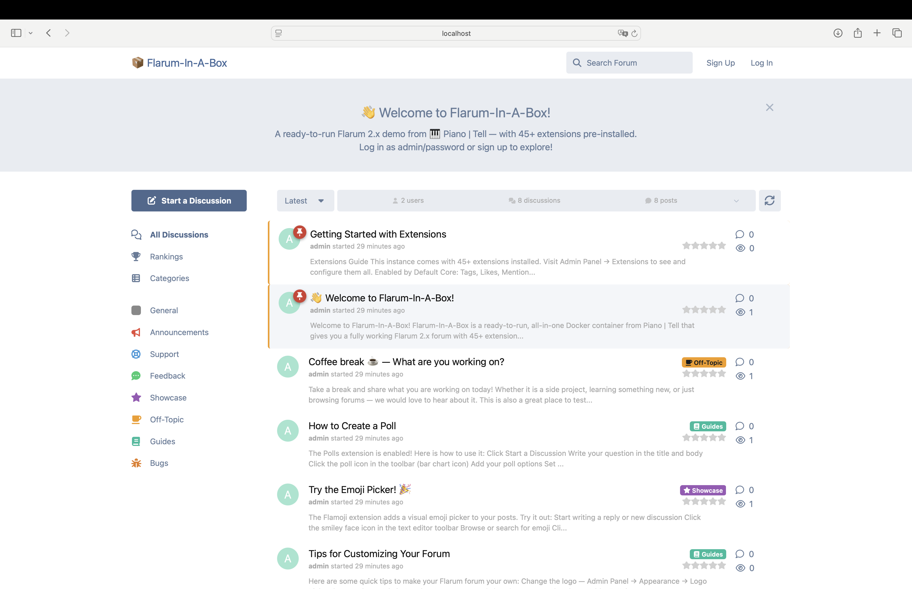 Homepage