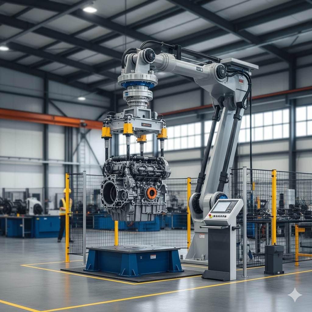 Manipulator prototype in lab