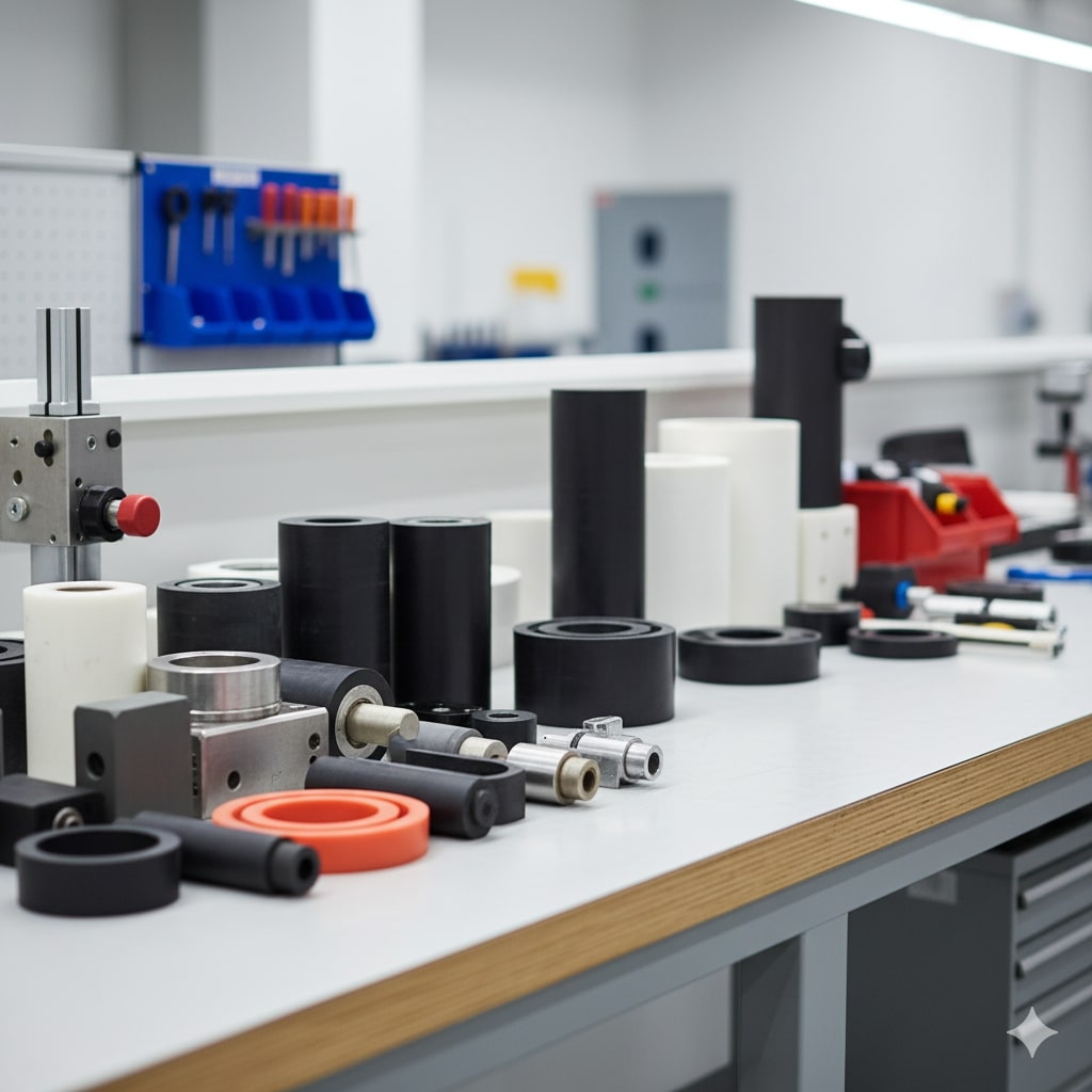 Packaging machine rollers and belts